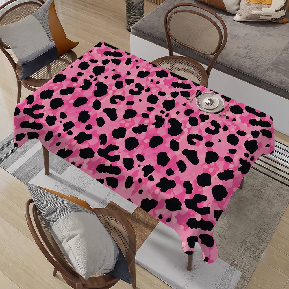 Home Textiles Classic Fashion - Toalha de mesa rosa com estampa