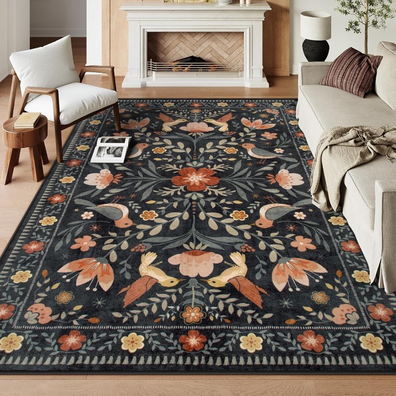 Home Textiles Online - Vintage floral planta padrões sala de