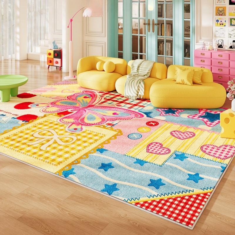 Home Textiles Online - Tapete de Sala de Estar Colorido