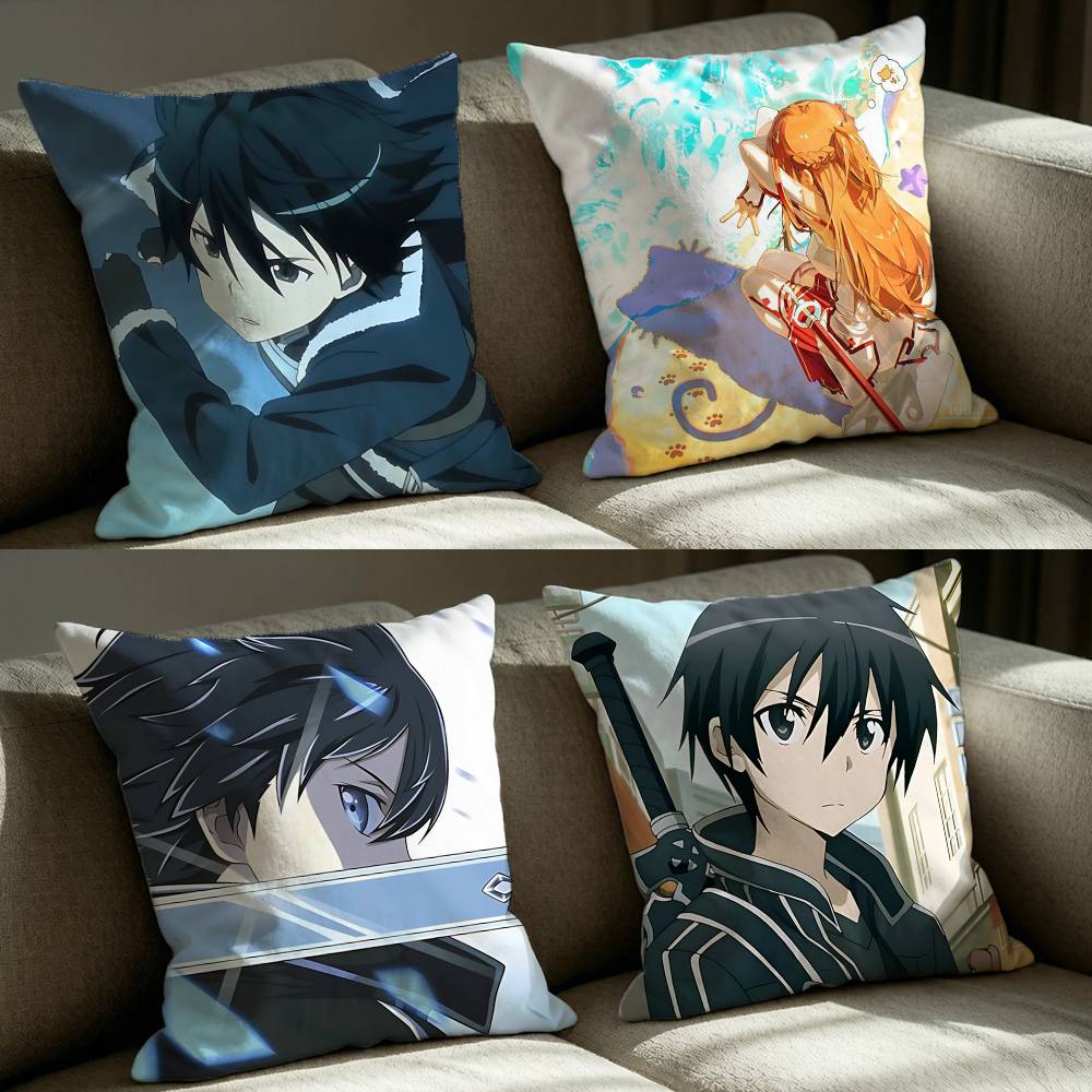 Home Textiles Online - Capa de Almofada Quadrada Kirito SAO