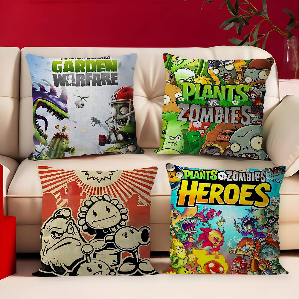 Home Textiles Classic Fashion - Jogo clássico p-plantas vs z-zumbis travesseiro