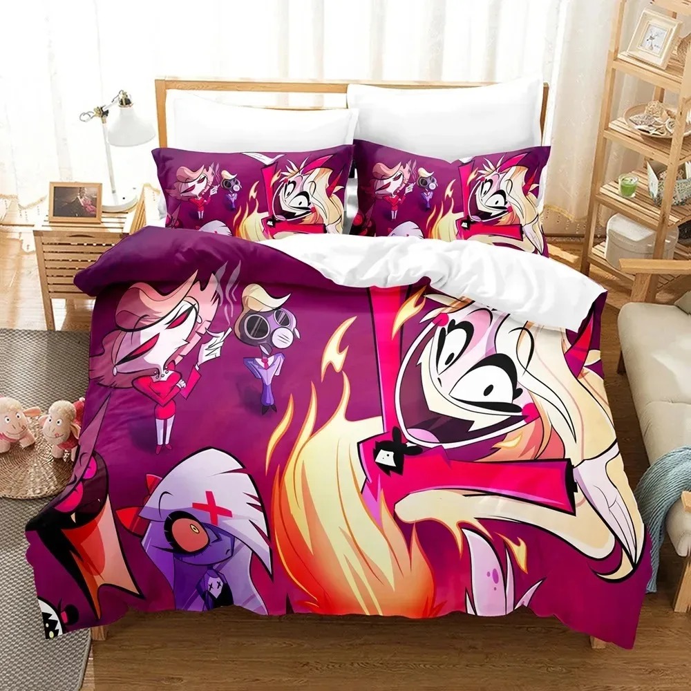 Conjunto de Cama Hazbin Hotel  - Home Textiles Classic Fashion avaliação e preço