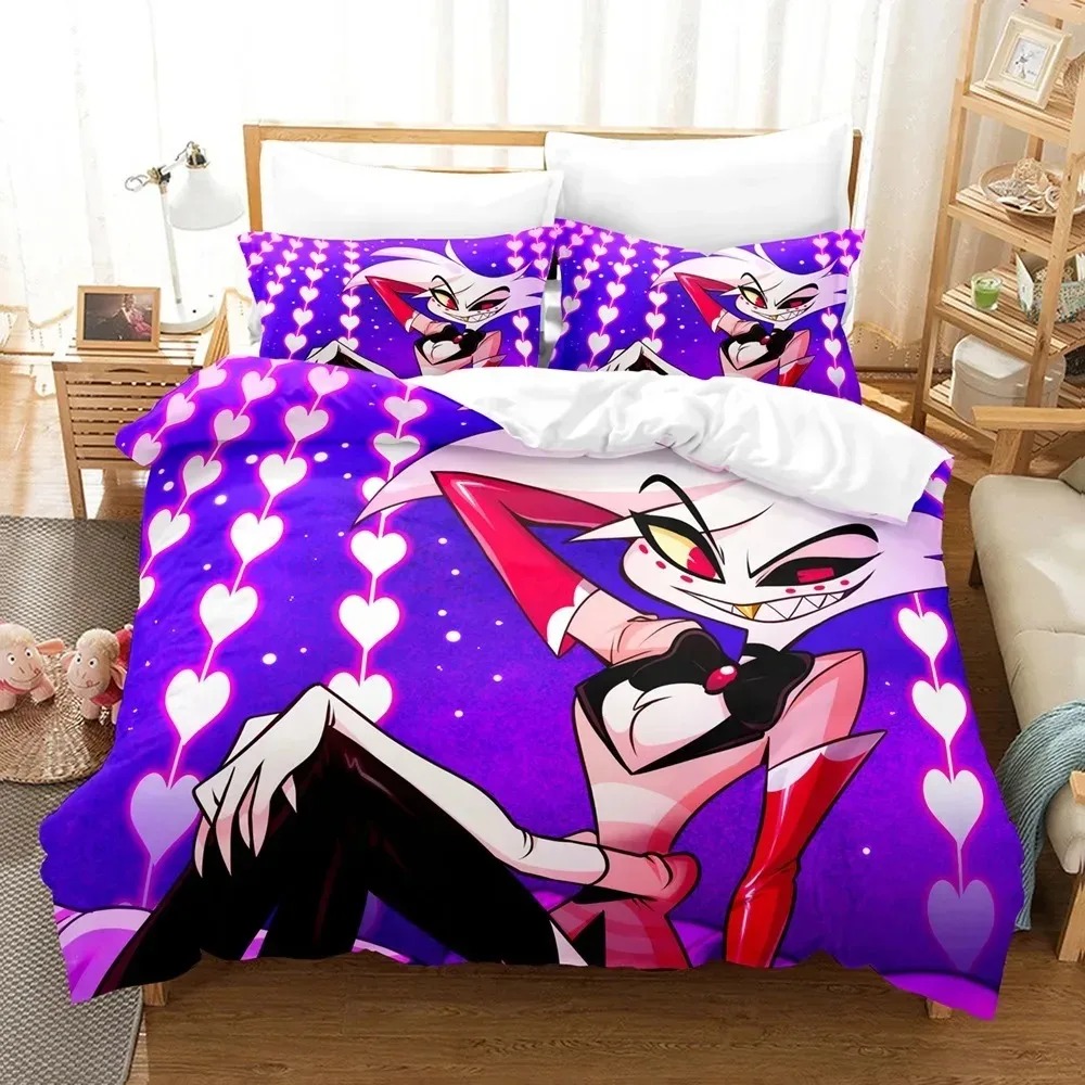 Conjunto de Cama Hazbin Hotel  - Home Textiles Classic Fashion avaliação e preço