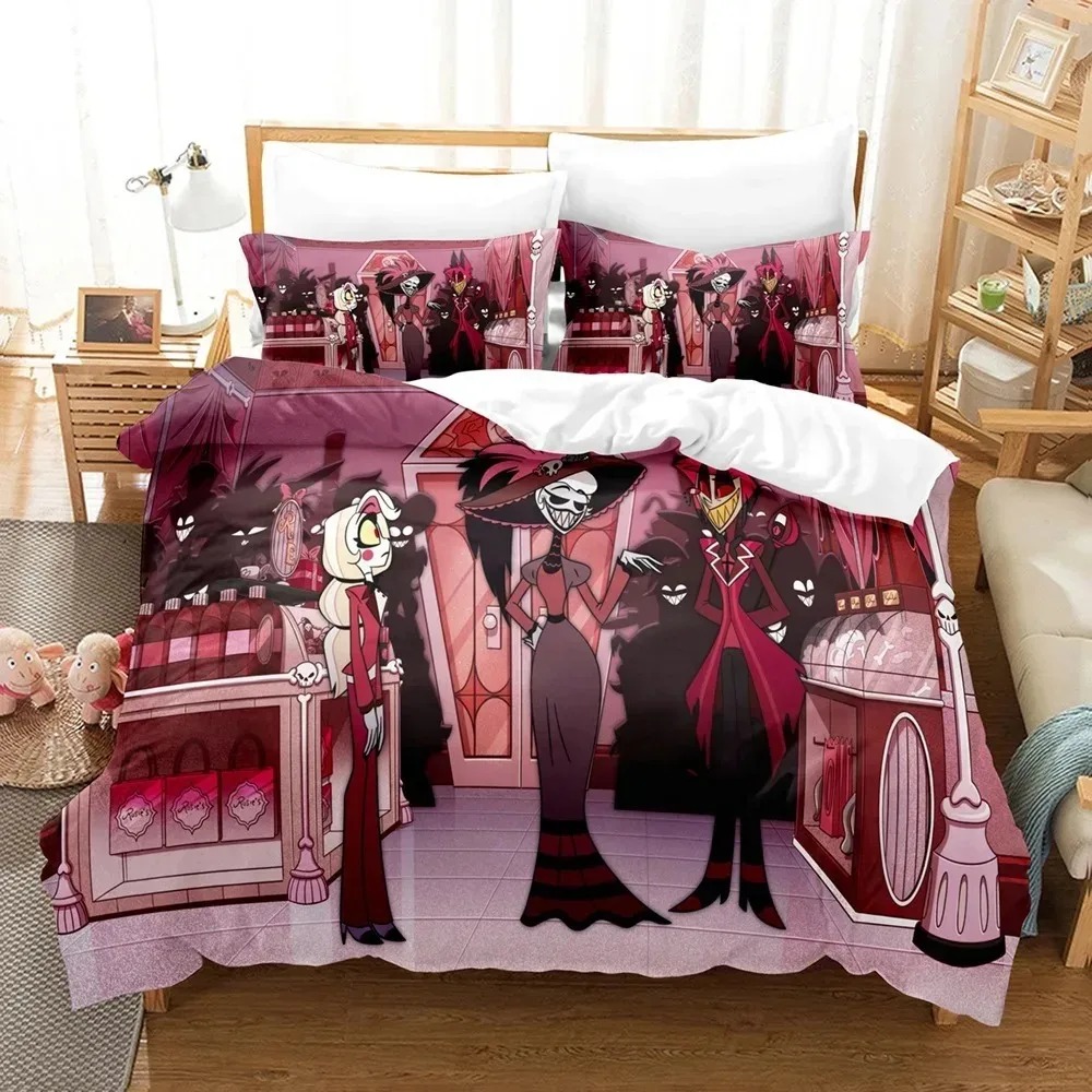 Conjunto de Cama Hazbin Hotel  - Home Textiles Classic Fashion avaliação e preço
