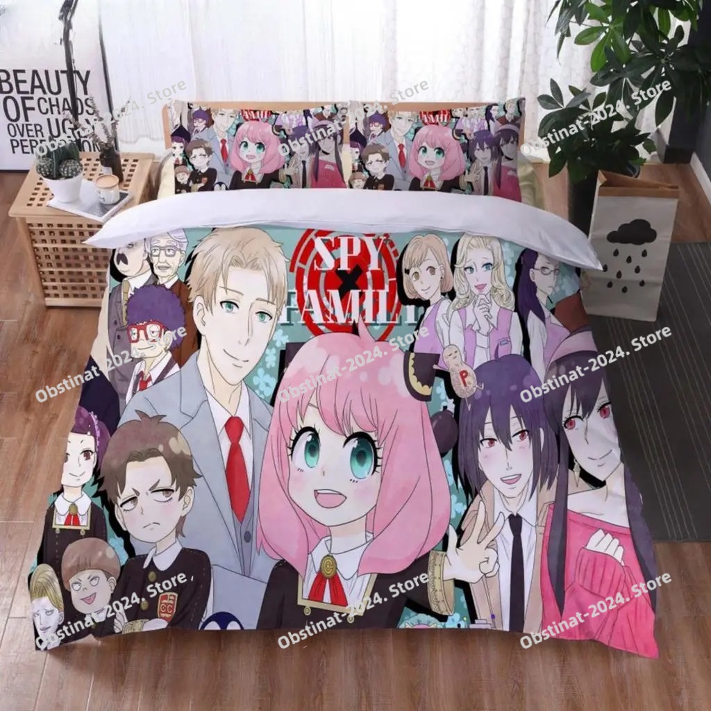Impressão 3d anime spyxfamily  - Home Textiles Classic Fashion avaliação e preço