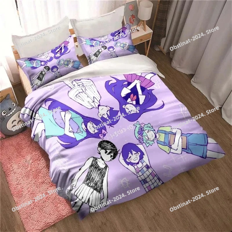 Moda 3d impresso anime omori c - Home Textiles Classic Fashion avaliação e preço