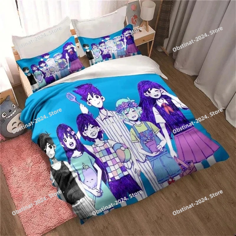 Moda 3d impresso anime omori c - Home Textiles Classic Fashion avaliação e preço