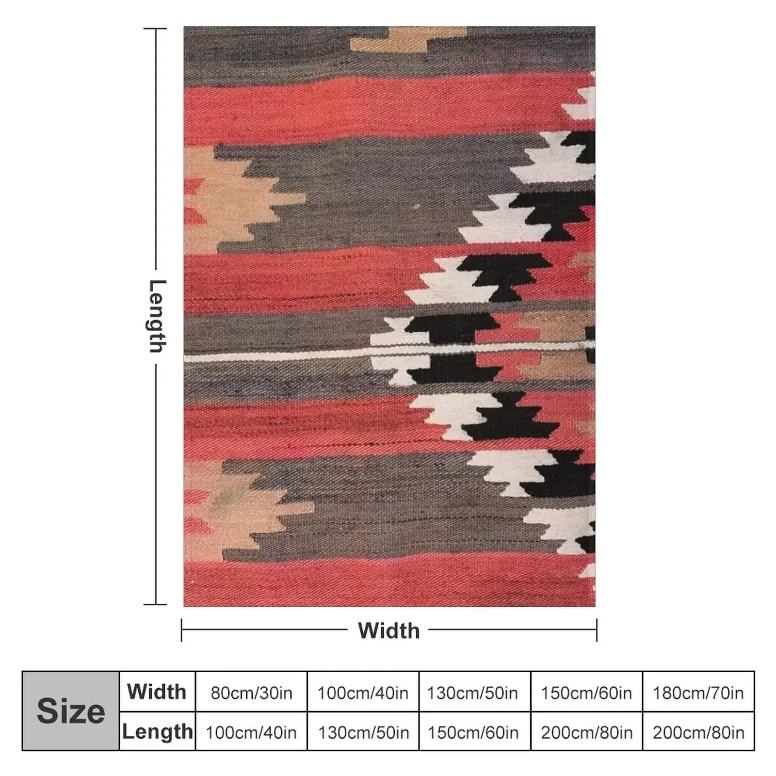 Manta Geométrica Vintage Turca - Home Textiles Luxury avaliação e preço