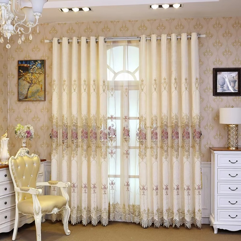 Cortinas de Tecido Bege de Alt - Home Textiles Luxury Curtains avaliação e preço